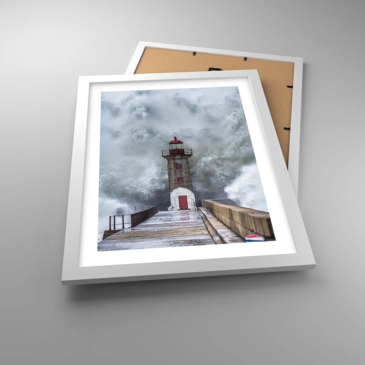 Poszter fekete keretben - A vizek ordítása, a vihar zaja - 30x40 cm