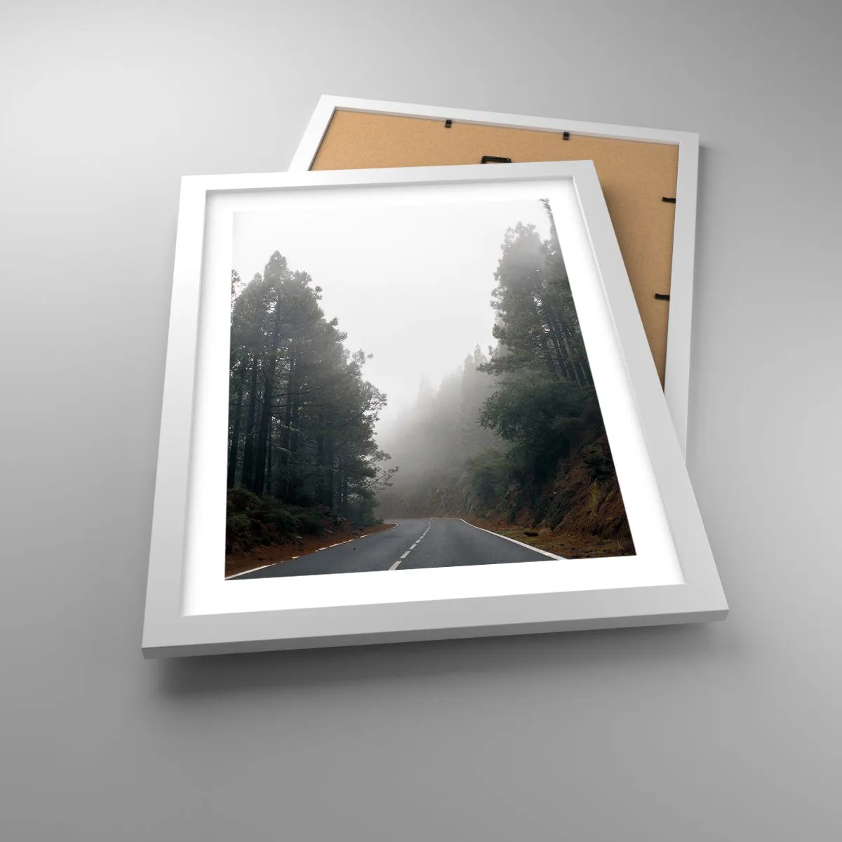 Plagát v bielom ráme - Príbeh kúzelného lesa - 30x40 cm