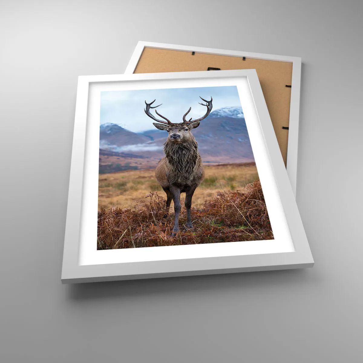 Póster en marco blanco - En mi propia tierra - 30x40 cm