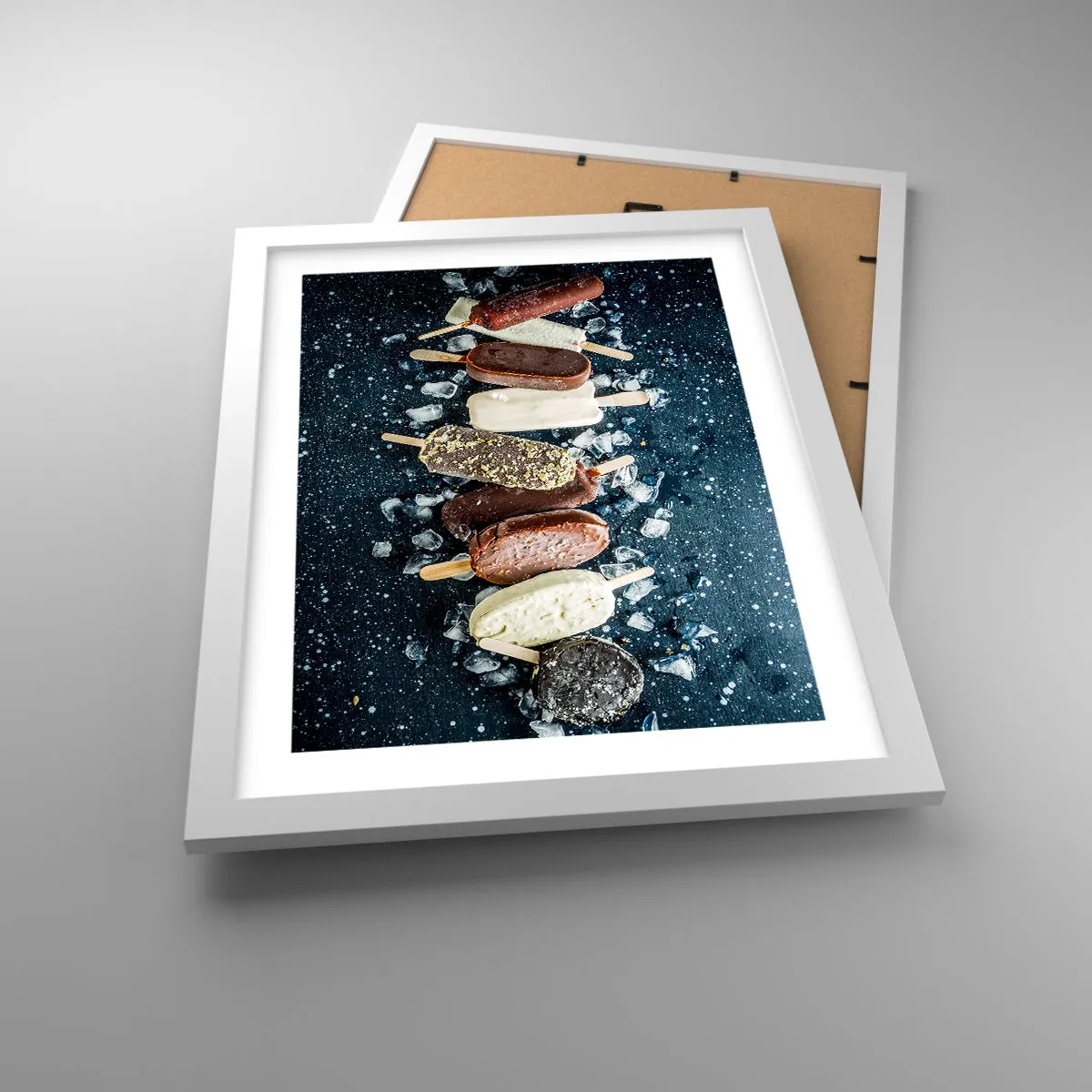 Poszter fekete keretben - A forró nyár íze - 30x40 cm