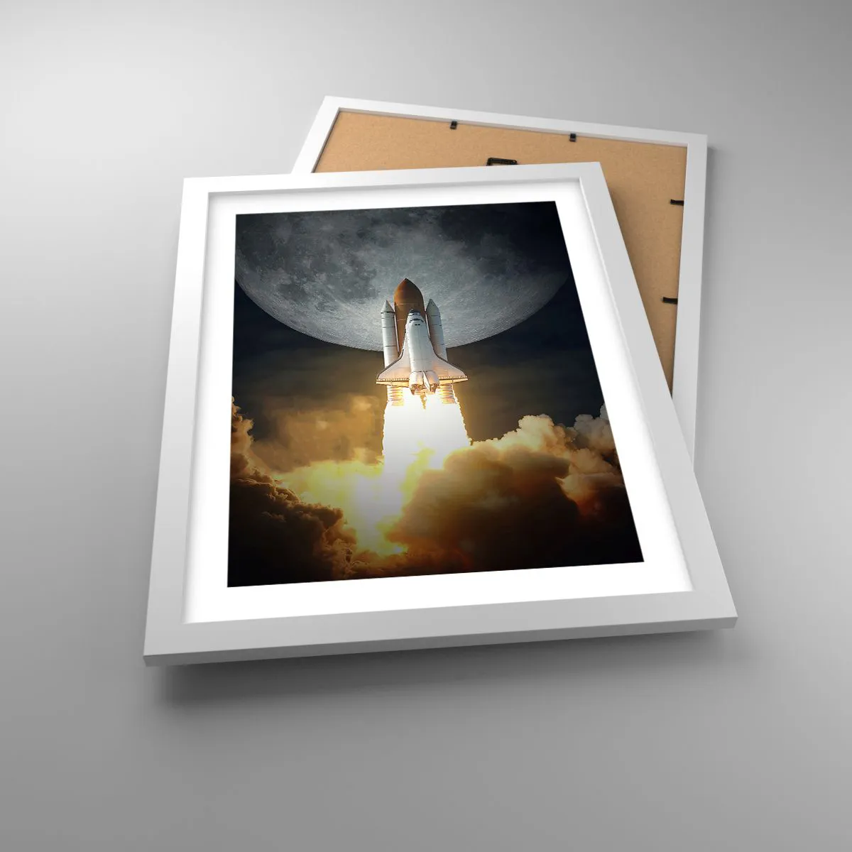 Poster in white frmae - Beginning of Unearthly Adventure - 30x40 cm