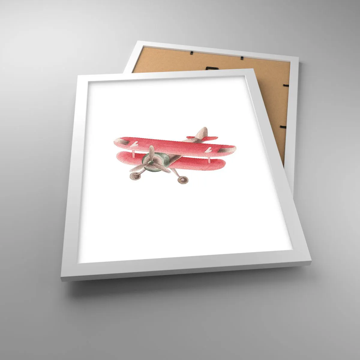 Poster in white frmae - Ready for High Flghts - 30x40 cm