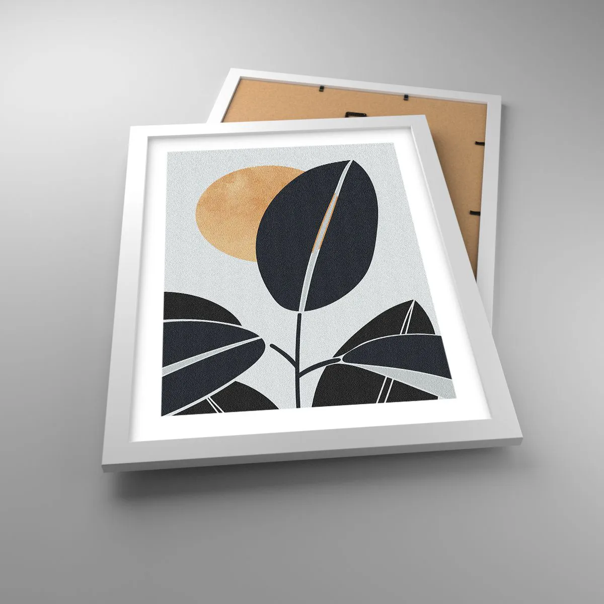 Affiche dans un cadre blanc - Poster - Une chaude journée d'été - 30x40 cm