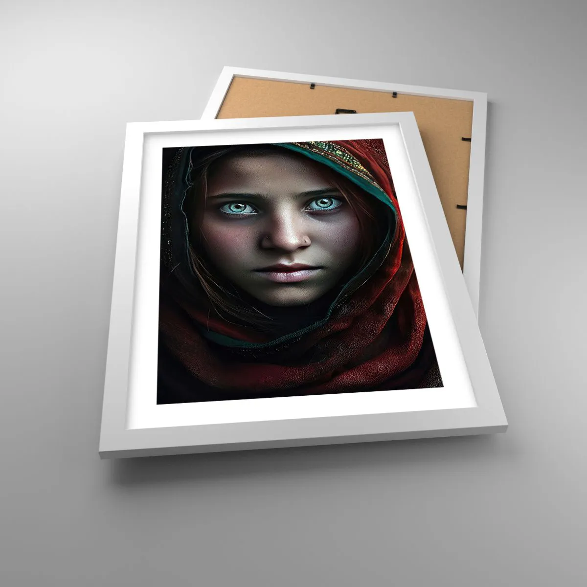 Affisch i vit ram - Östlig prinsessa - 30x40 cm