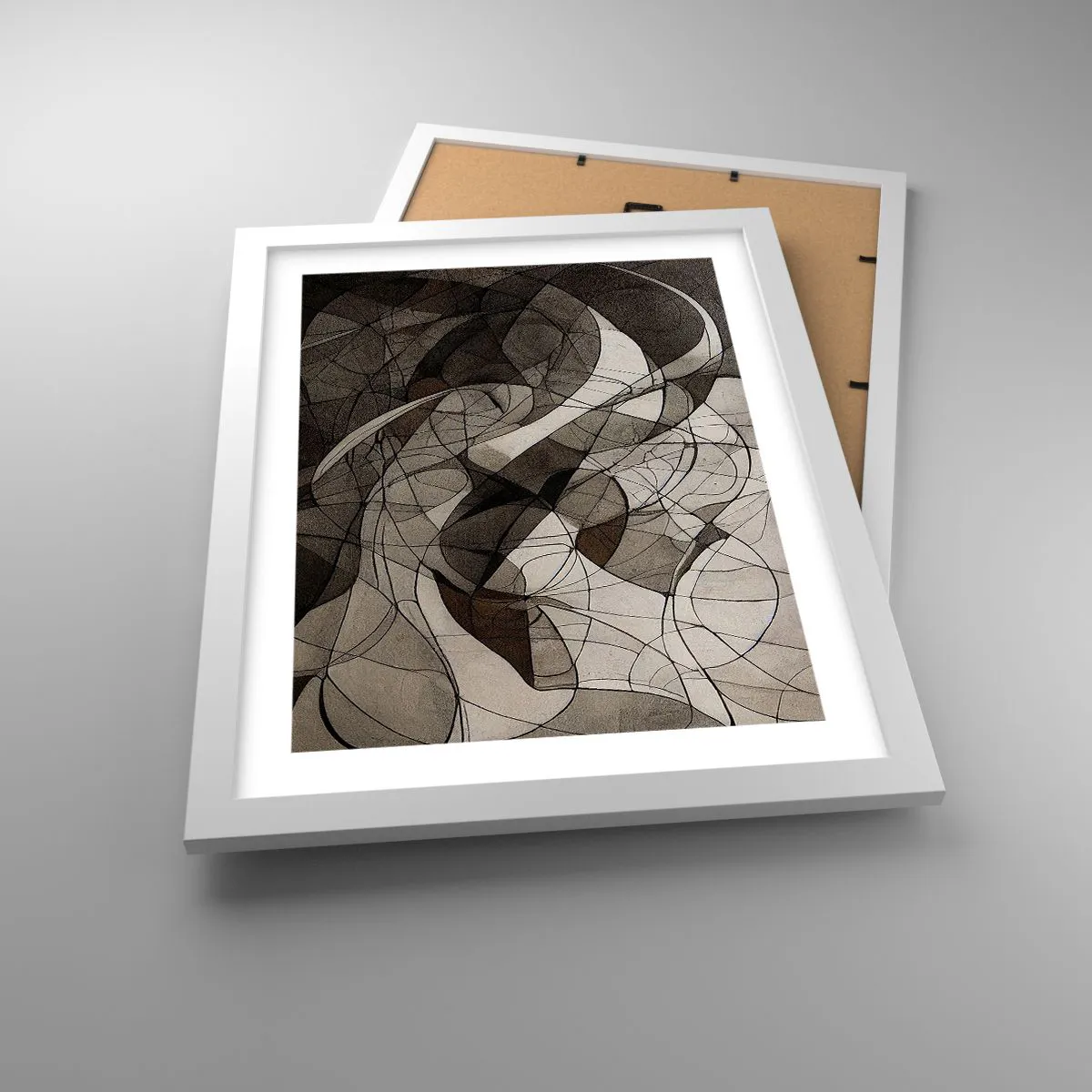 Plagát v bielom ráme - Obeh farieb Zeme - 30x40 cm