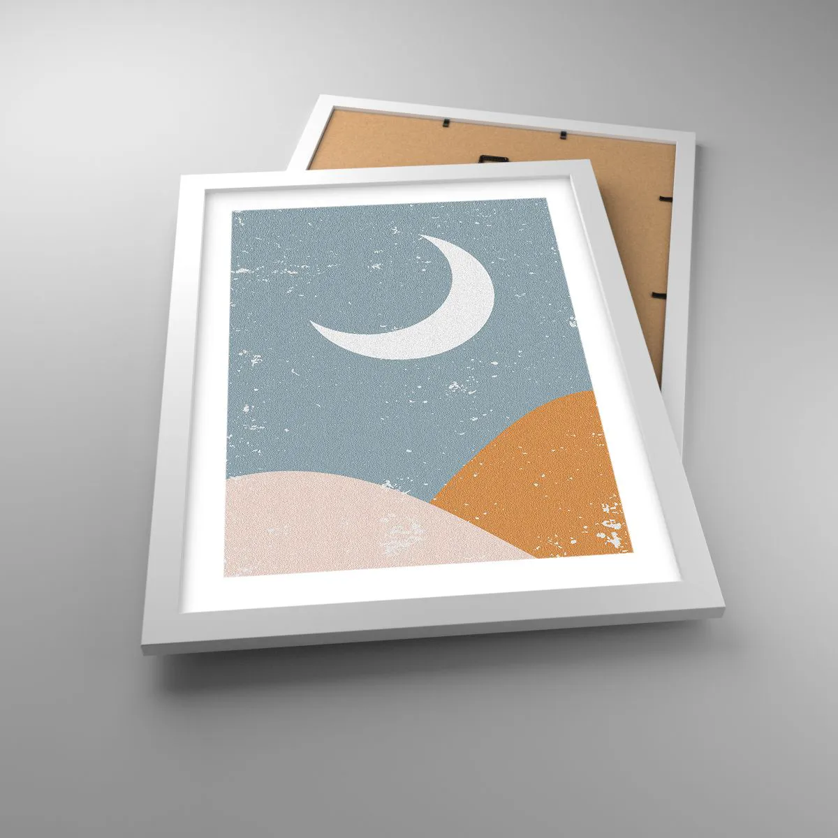 Poster în ramă albă - Miracol tuturor nopții - 30x40 cm