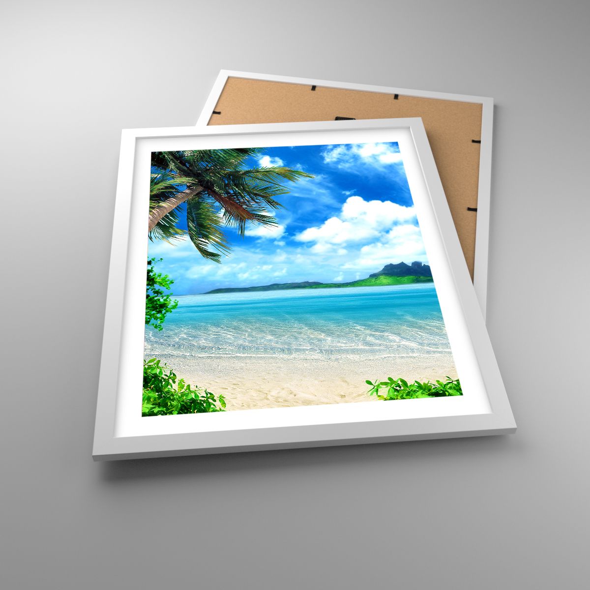 Poster Landschaft, Poster Ozean, Poster Strand, Poster Mysteriöse Insel, Poster Tropen