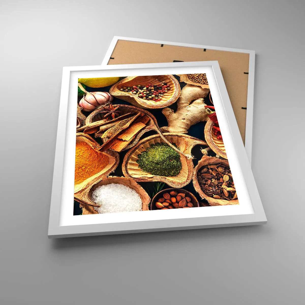 Plakat i hvid ramme - Tag, hvad du vil have - 40x50 cm