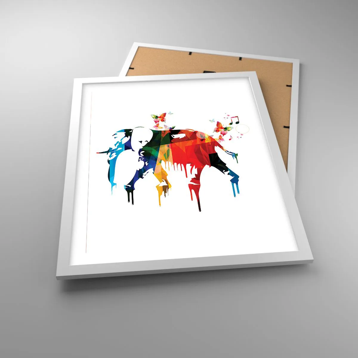 Poszter fekete keretben - Bárki tud táncolni - 40x50 cm