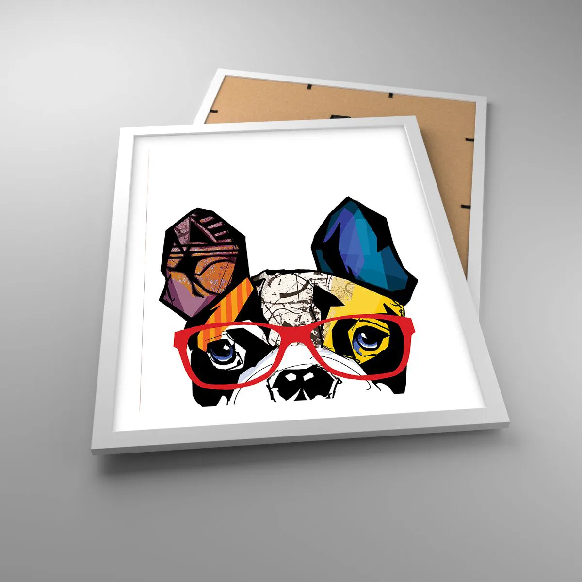 Poster in white frmae - Intellectual - 40x50 cm