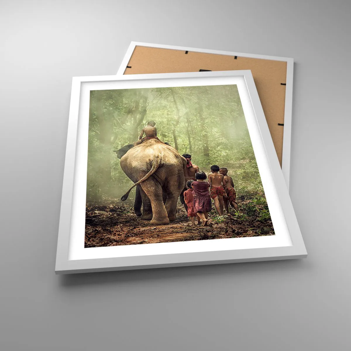 Affisch i vit ram - Nya Djungelboken - 40x50 cm