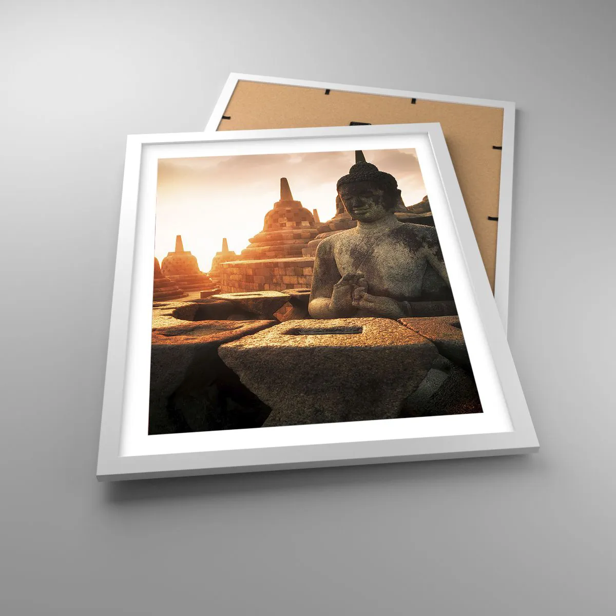 Plakát v bílém rámu - Počasí velké moudrosti - 40x50 cm