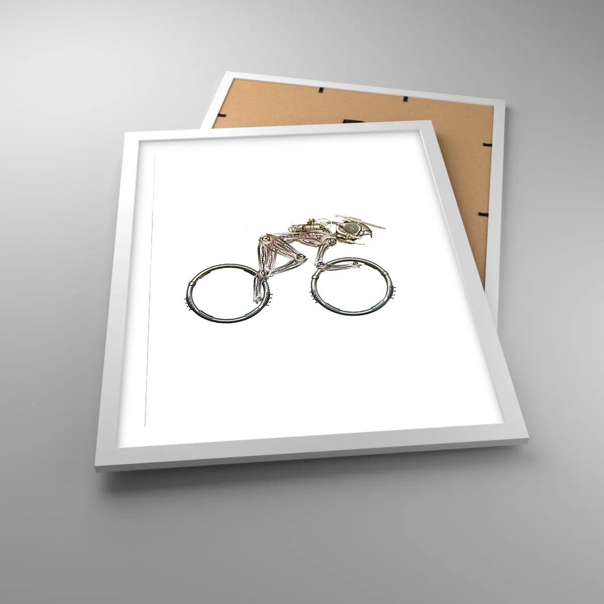 Affisch i vit ram - Underbar maskin - 40x50 cm