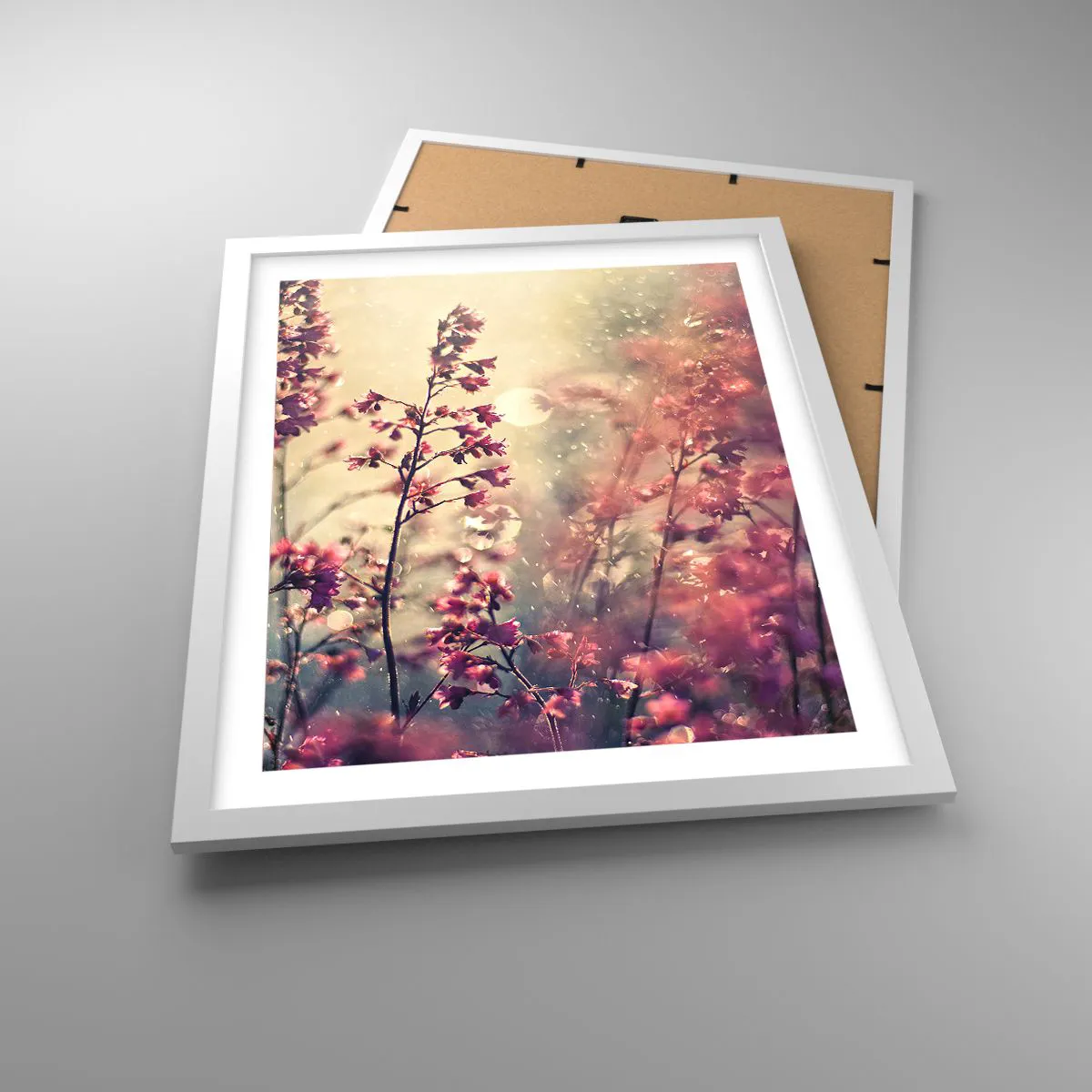 Plakát v bílém rámu - Tajná zahrada - 40x50 cm