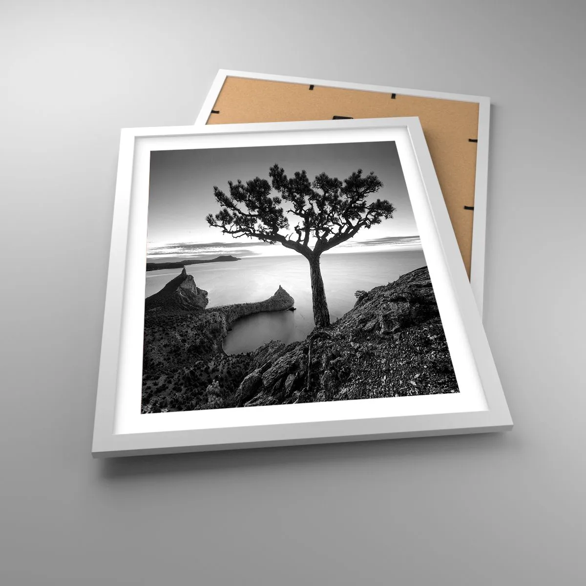 Poszter fekete keretben - Béke a horizontig - 40x50 cm