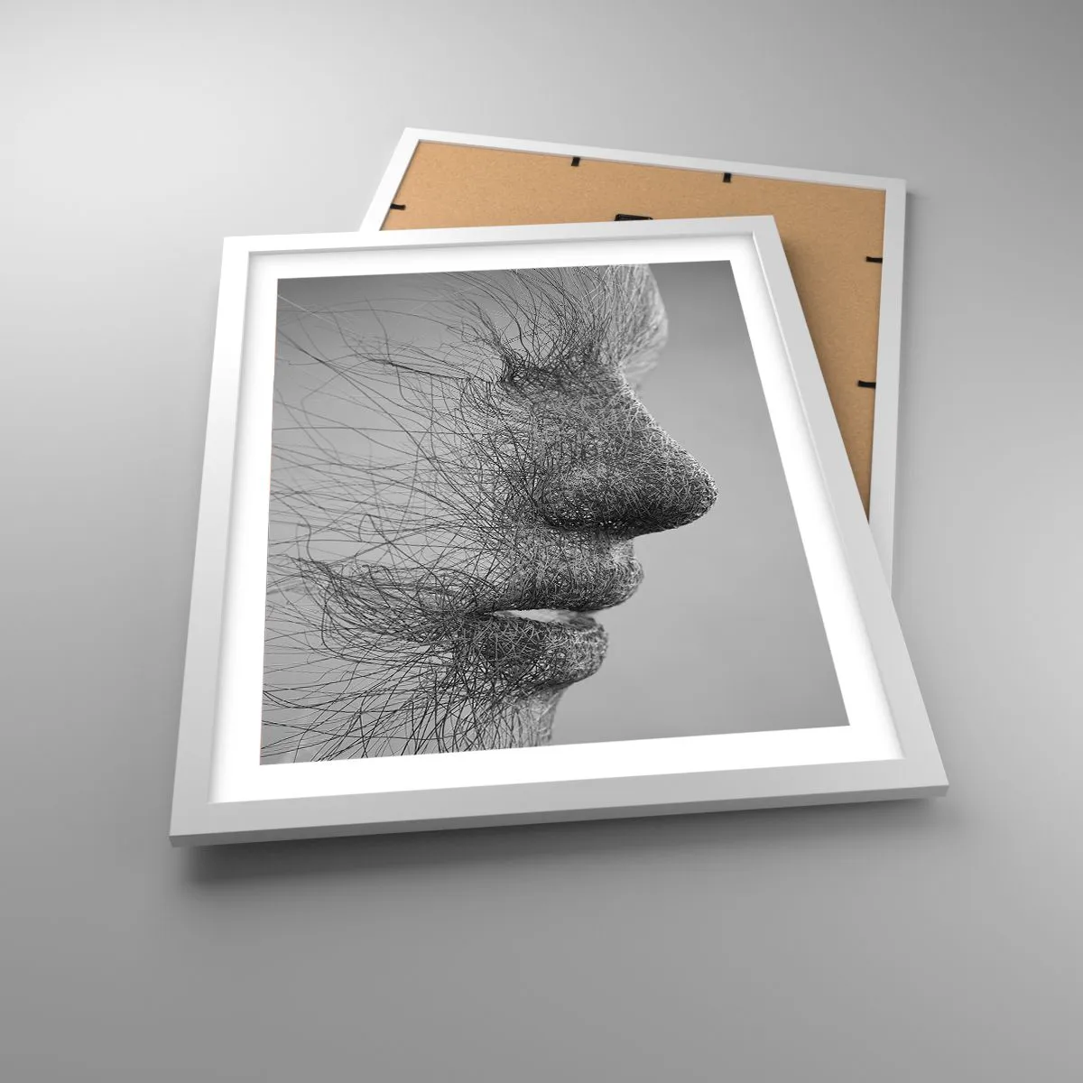 Poster in einem weißen Rahmen - Der Geist des Windes - 40x50 cm