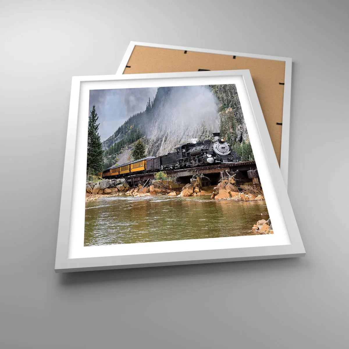 Poszter fekete keretben - Hova? Hova? - 40x50 cm