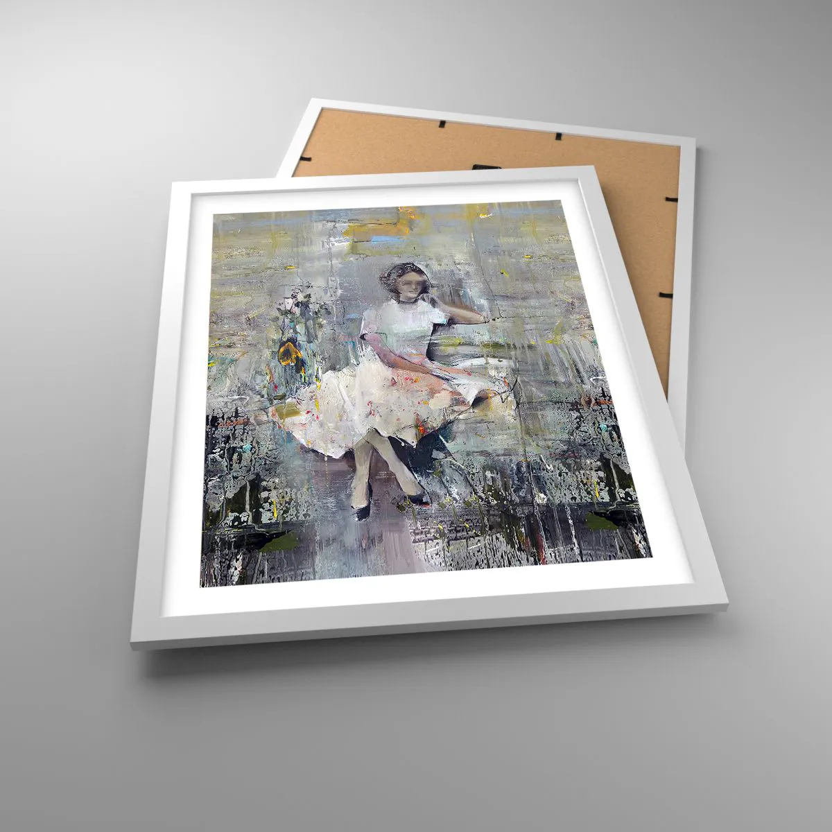 Poster in white frmae - Classical and Modern - 40x50 cm