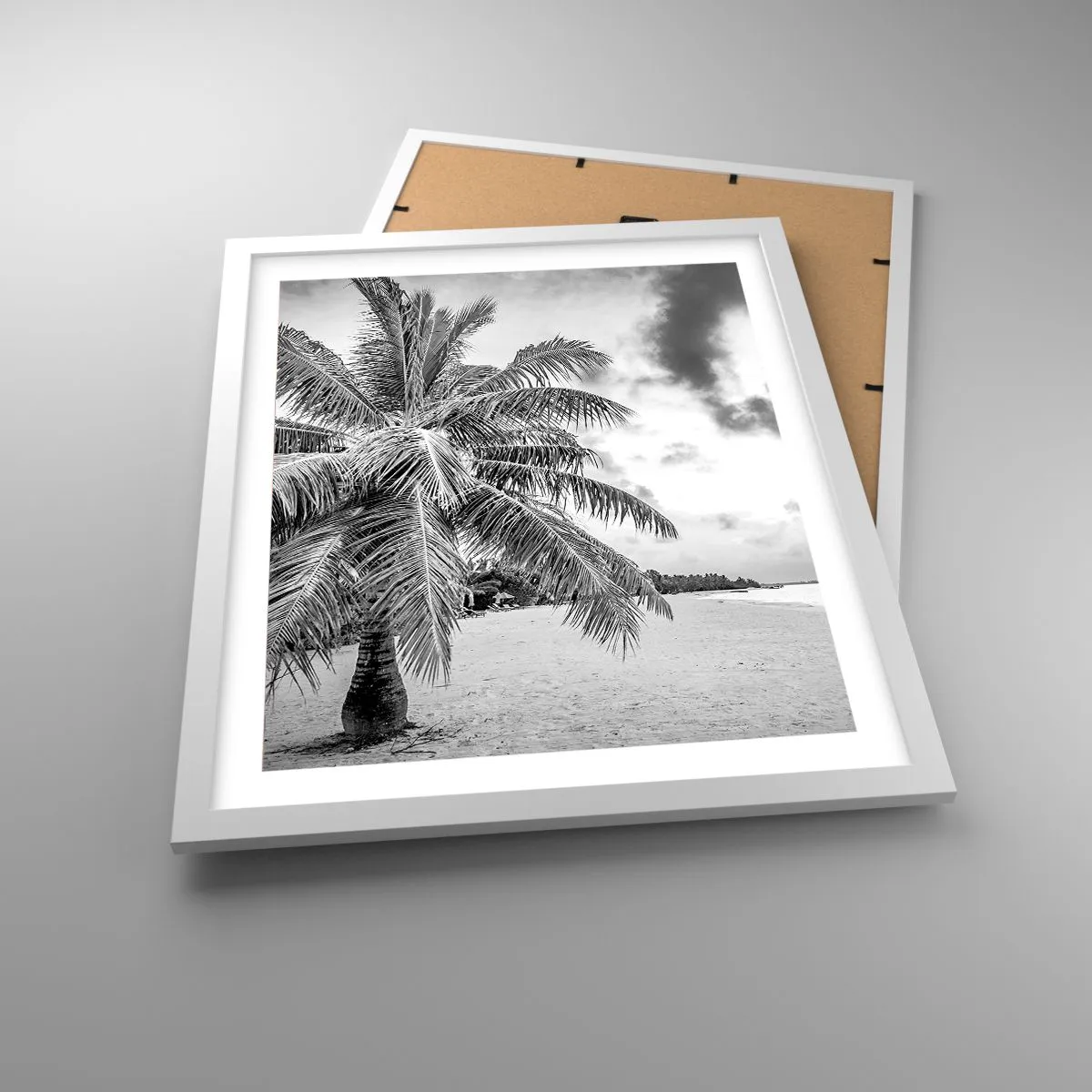 Affisch i vit ram - När du längtar efter ensamheten... - 40x50 cm