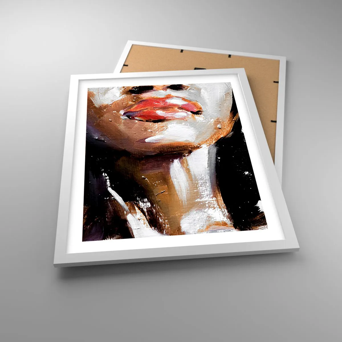 Plakat w białej ramie - Duma bez uprzedzeń - 40x50 cm