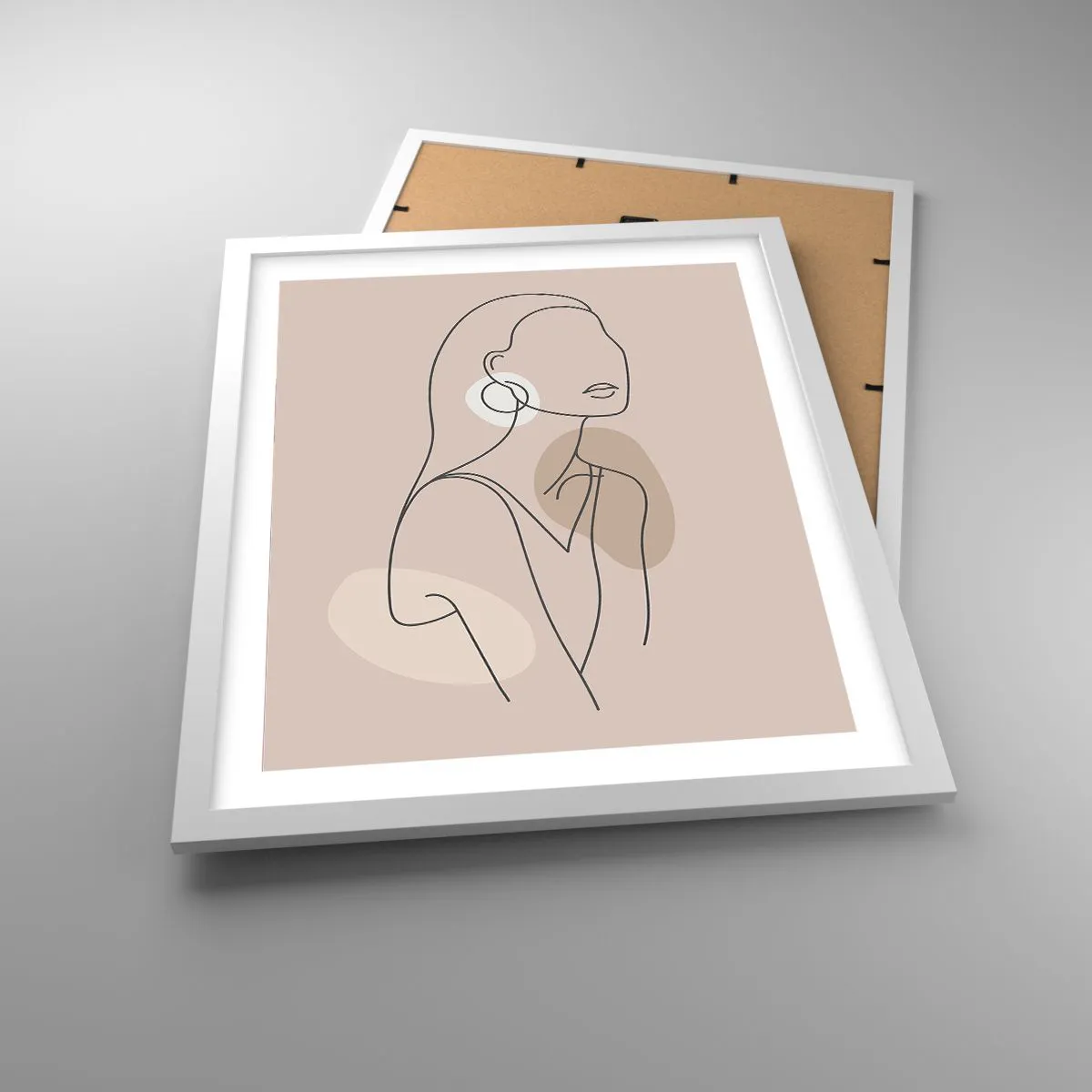 Plakat w białej ramie - Ikona dziewczęcości - 40x50 cm
