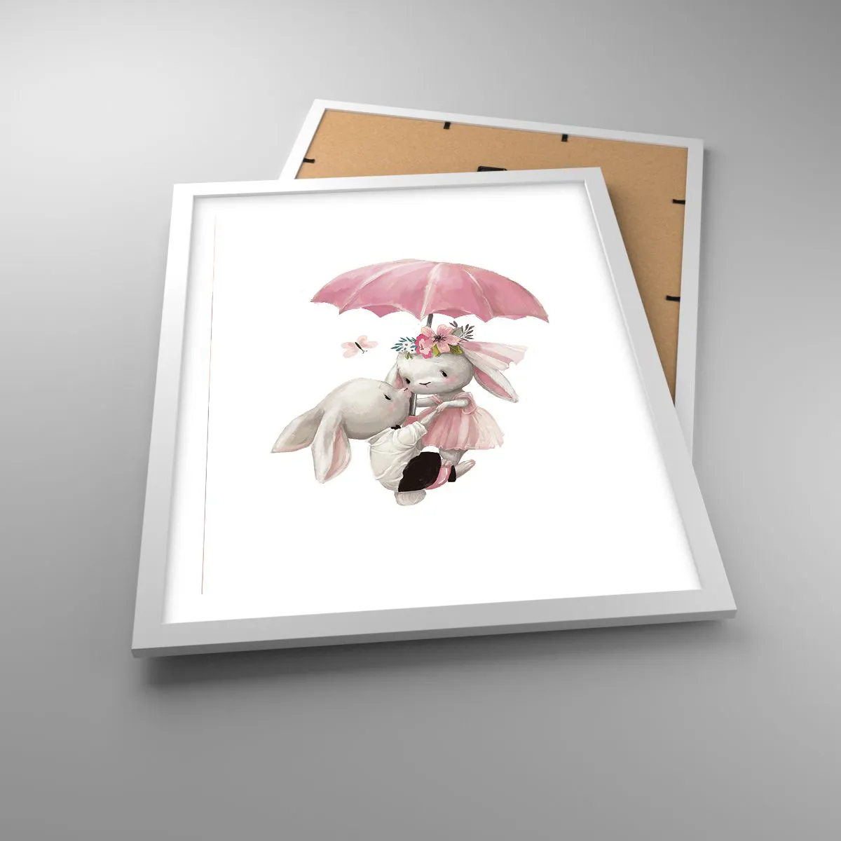 Plagát v bielom ráme - To je láska - 40x50 cm