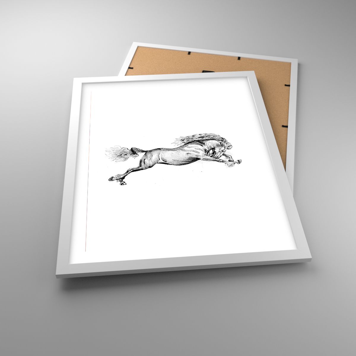 Poster Cavallo, Poster Animali, Poster Grafica, Poster Bianco E Nero, Poster Salto