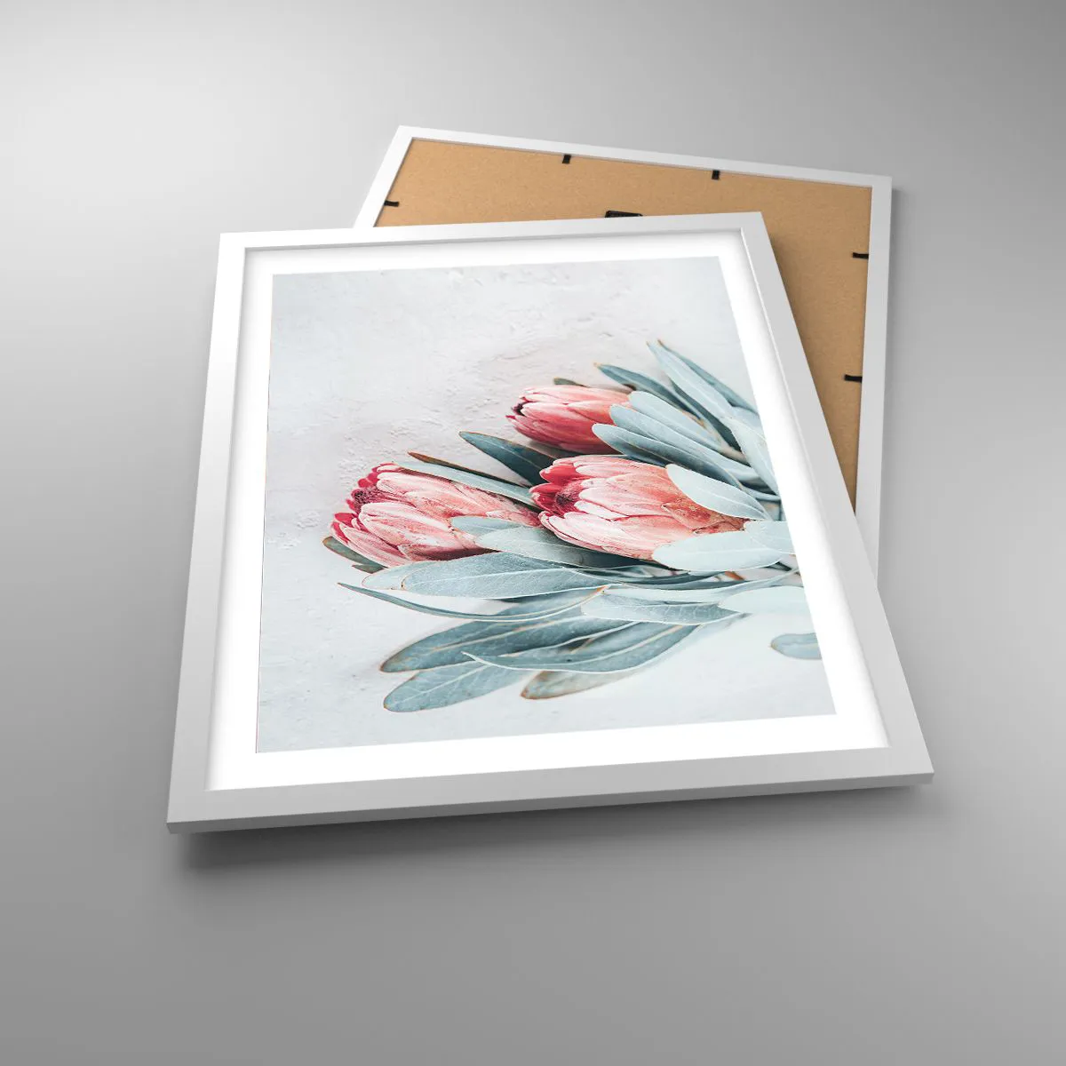 Poster in white frmae - Ashamed of Their Own Beauty - 40x50 cm