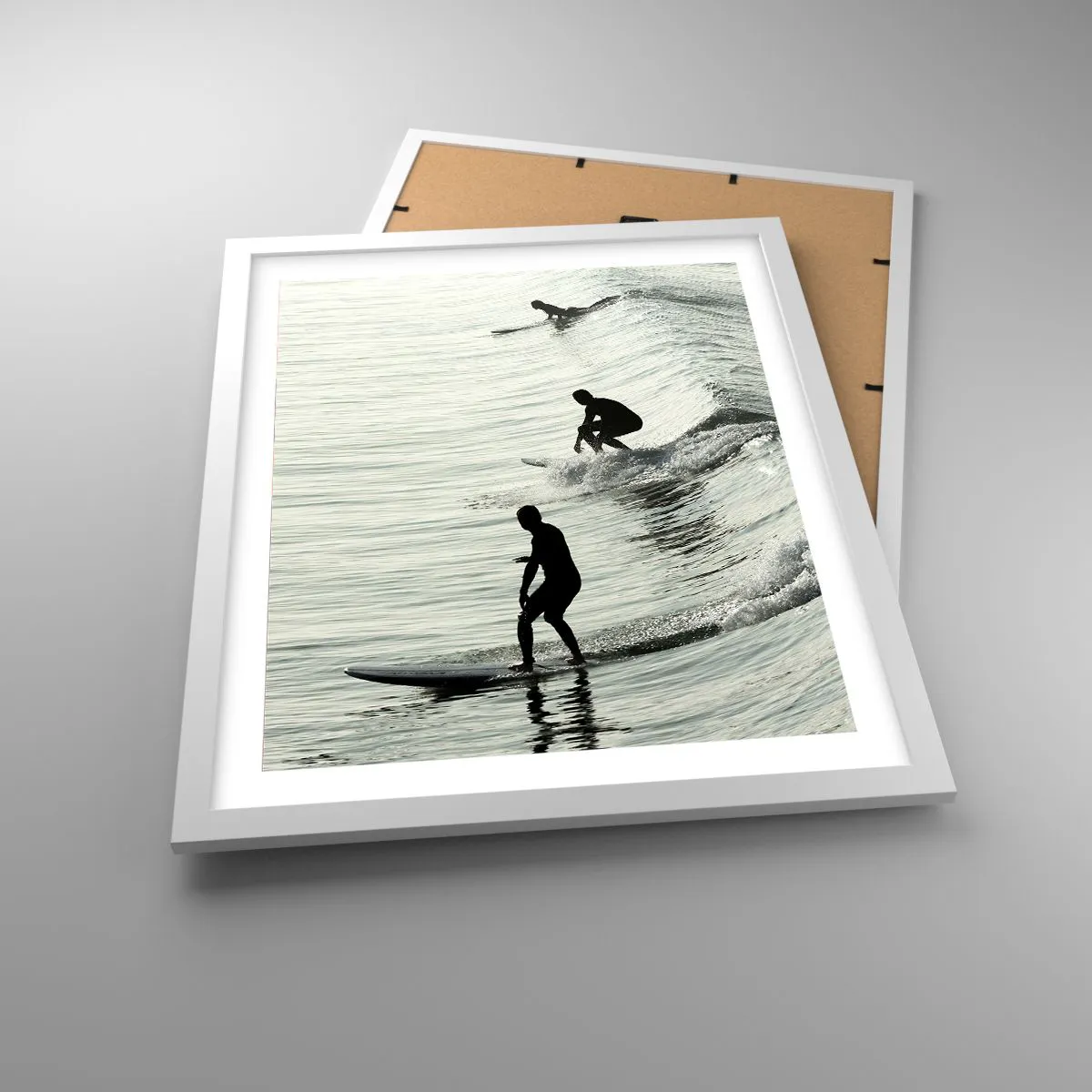 Plagát v bielom ráme - Vlne v ústrety - 40x50 cm