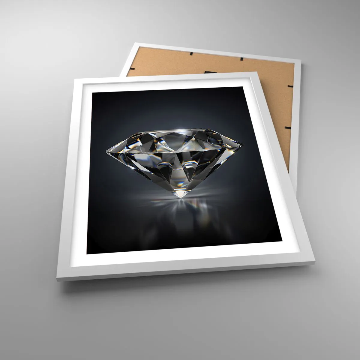 Plakát v bílém rámu - Best girls friend - 40x50 cm