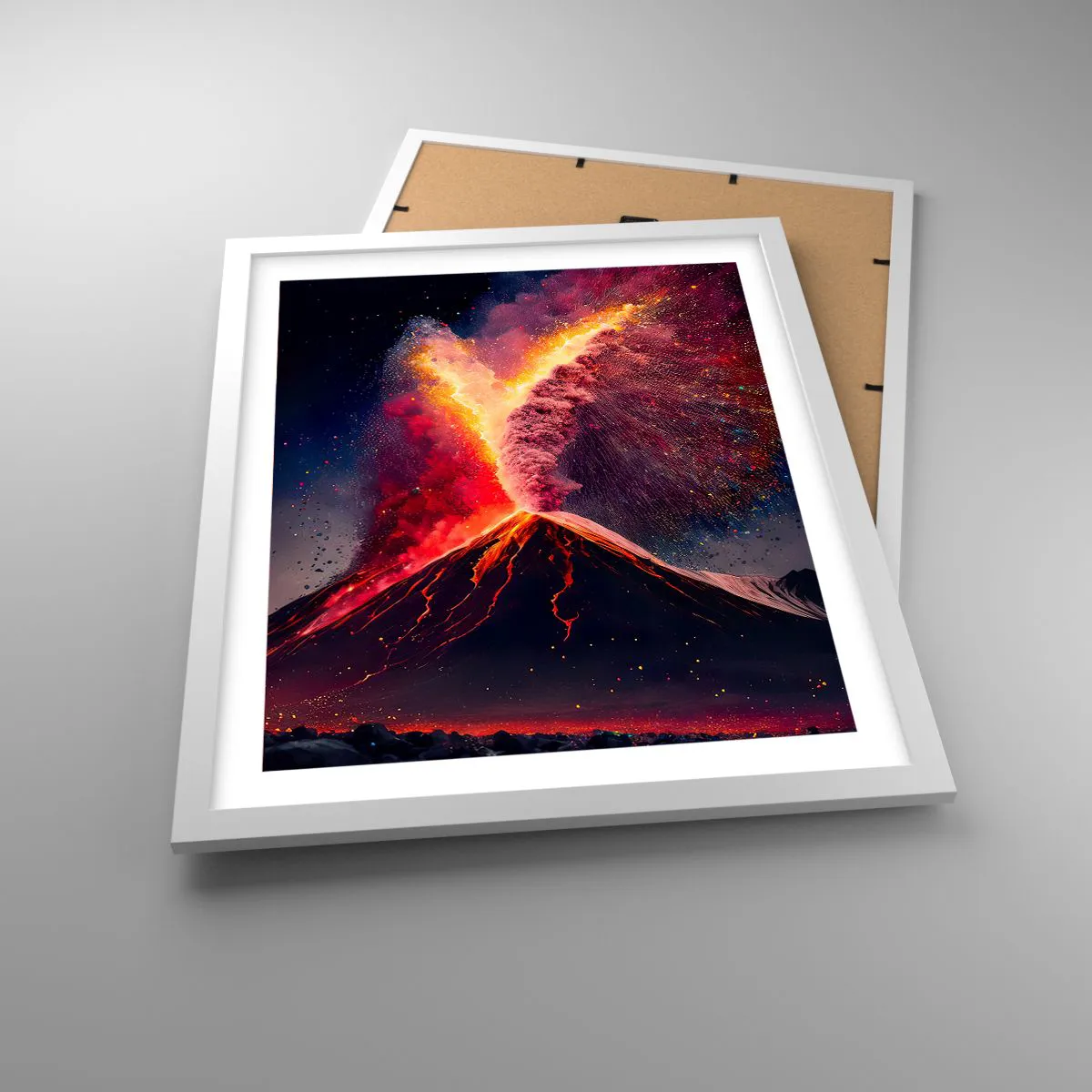 Poszter fekete keretben - Szépség és horror - 40x50 cm