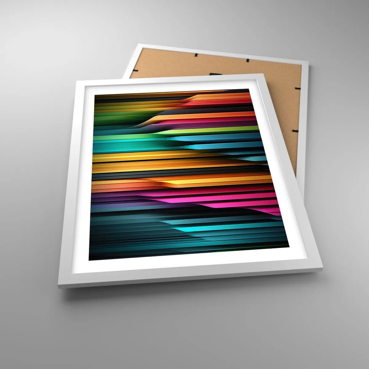 Poster in white frmae - Light Organs - 40x50 cm