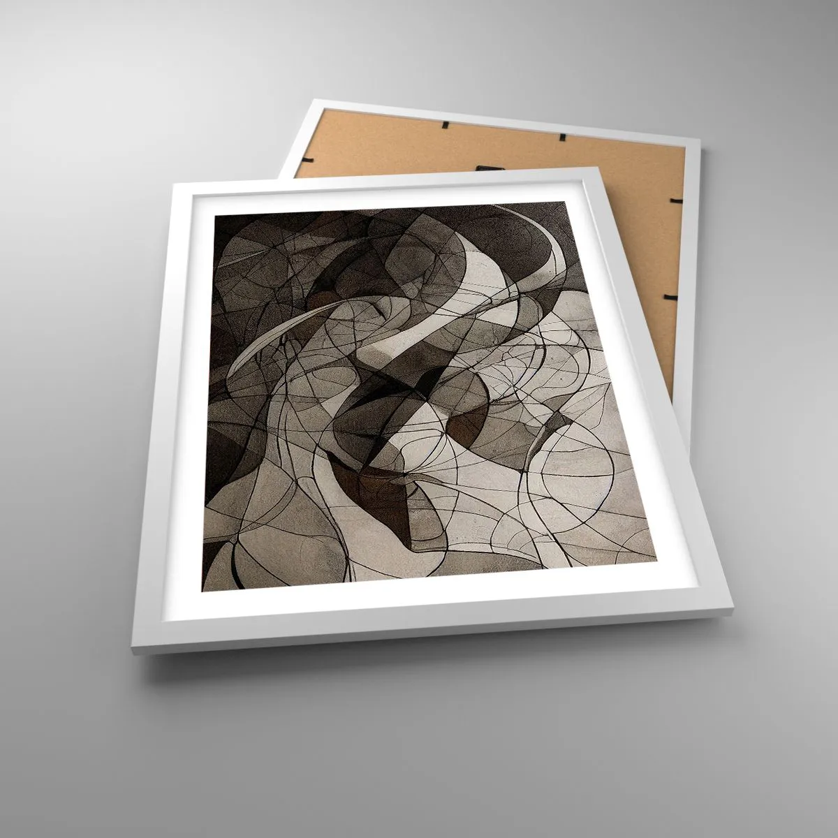 Plagát v bielom ráme - Obeh farieb Zeme - 40x50 cm