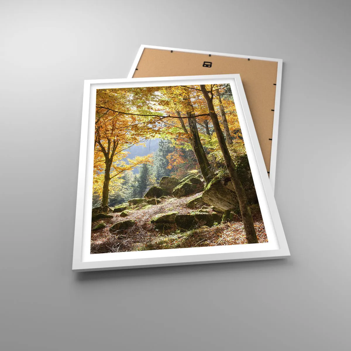 Poster in einem weißen Rahmen - Zeit zum Entspannen - 50x70 cm