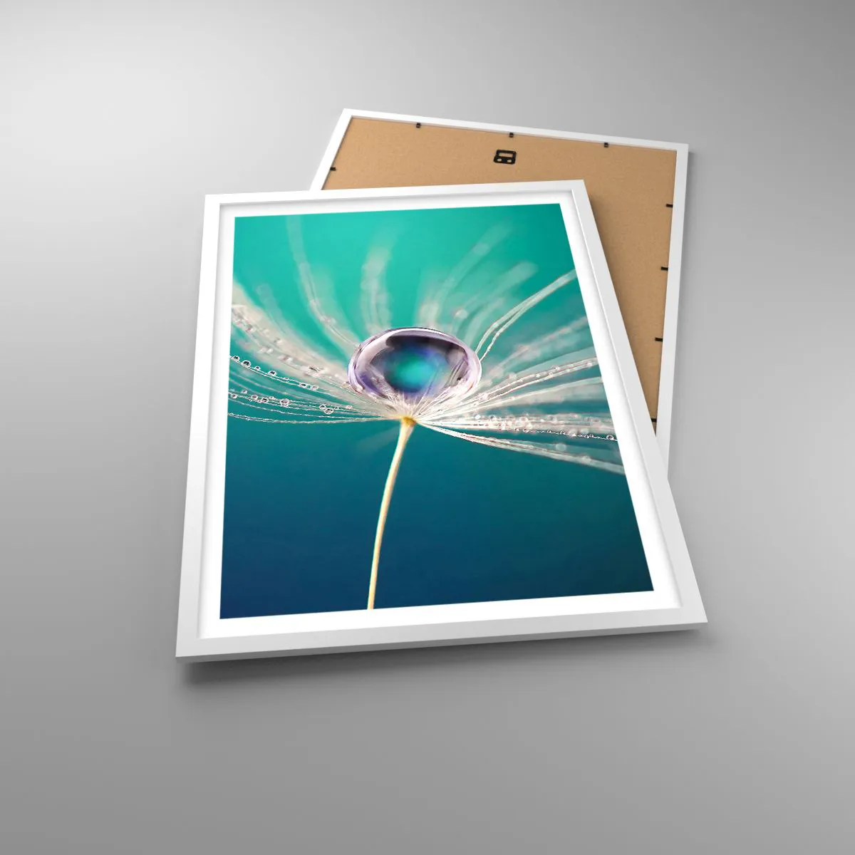 Affiche dans un cadre blanc - Poster - Moment mystique - 50x70 cm