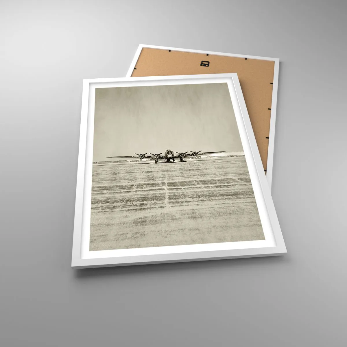 Poszter fekete keretben - Mint mindig készen - 50x70 cm