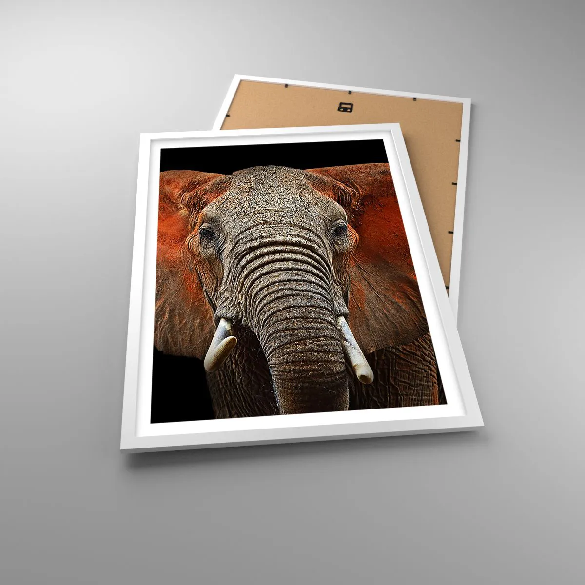 Poster in einem weißen Rahmen - Ich bin wild und du? - 50x70 cm