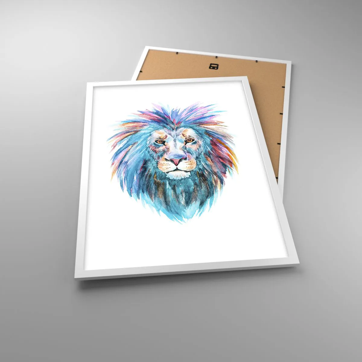 Plakat i hvid ramme - En elektrificerende aura - 50x70 cm