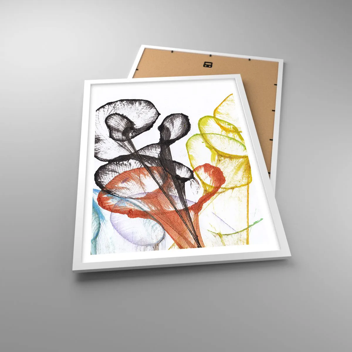 Poster in white frmae - Flowers with a Soul - 50x70 cm