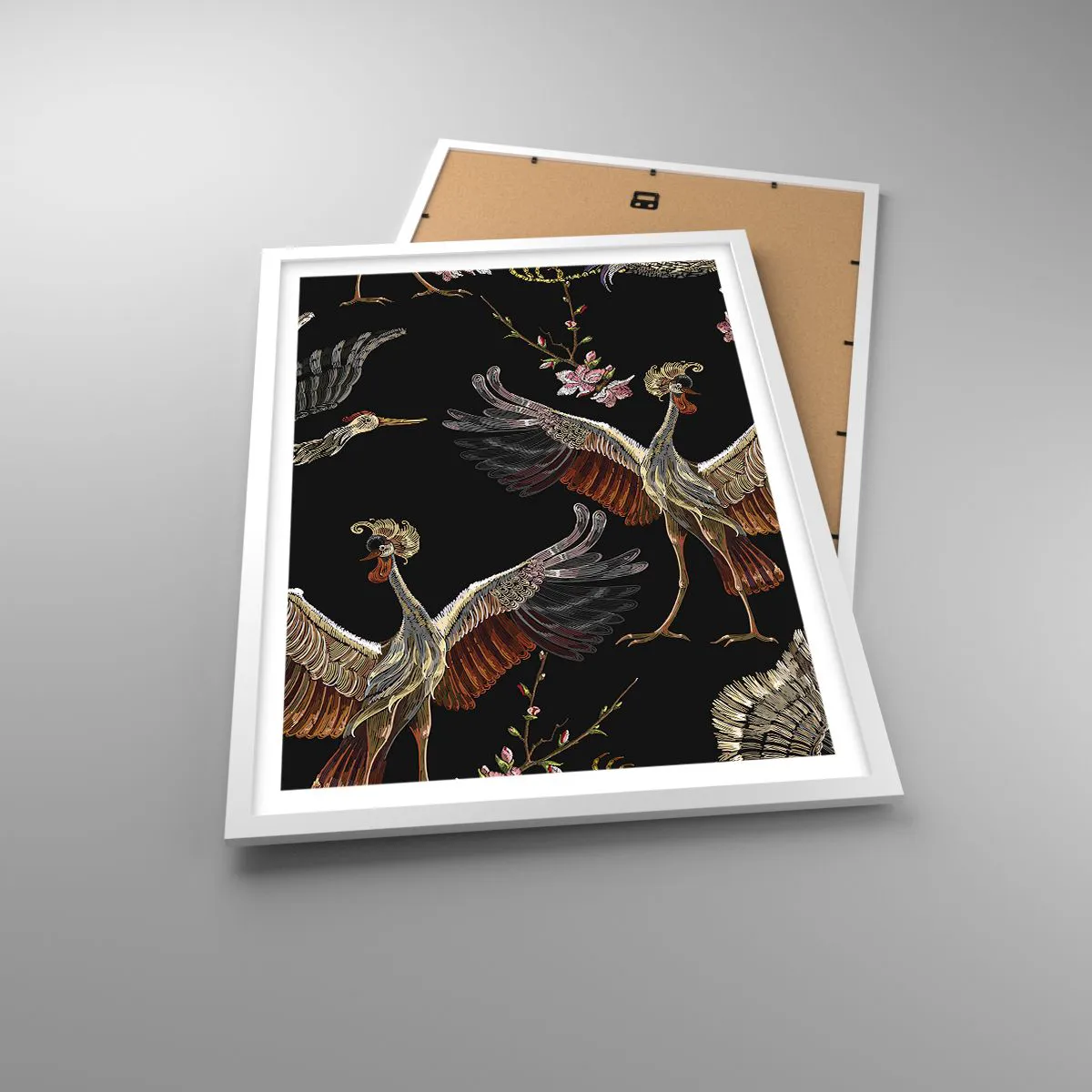 Poster in white frmae - Fairy Tale Bird - 50x70 cm