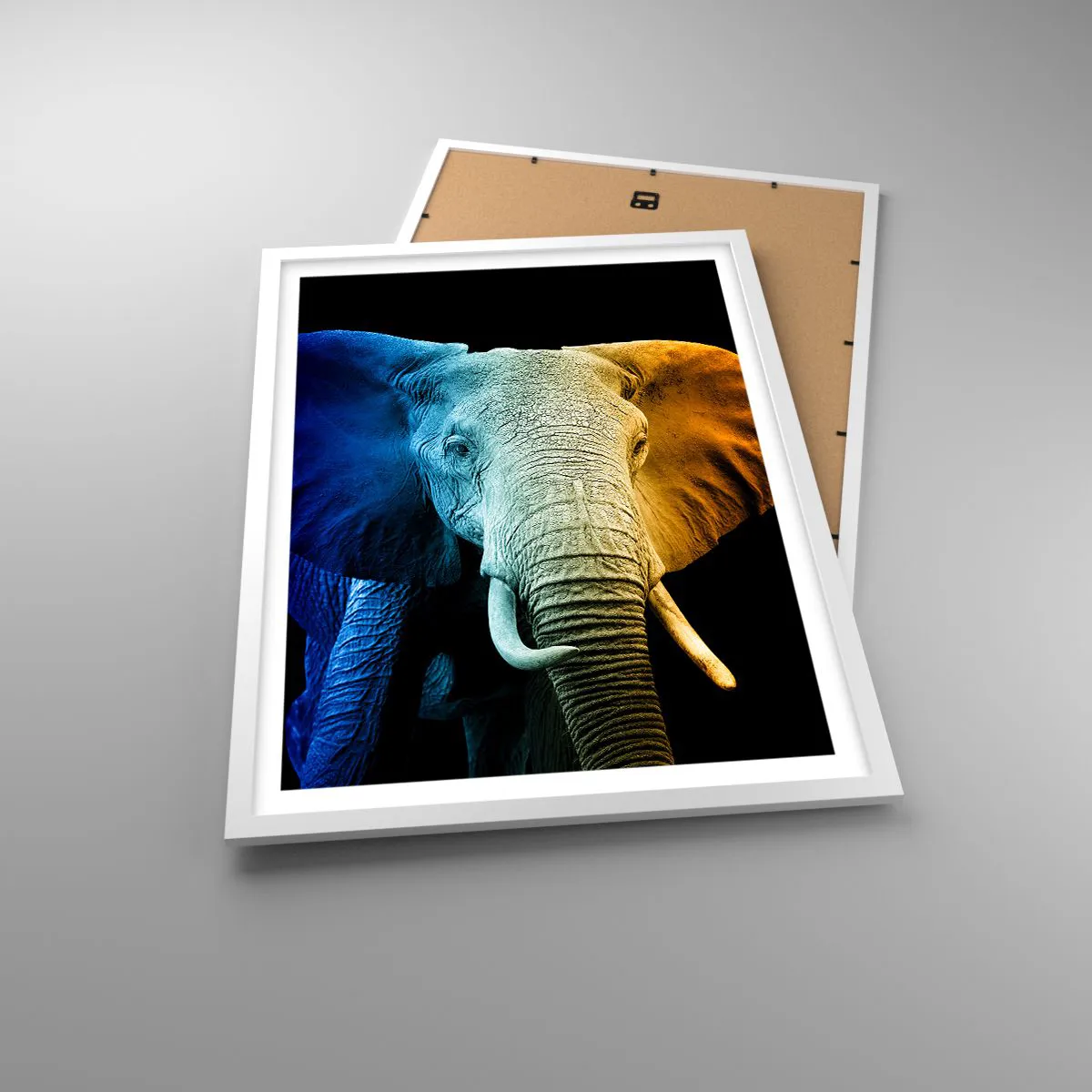 Affisch i vit ram - Excentriker, ej kuf - 50x70 cm