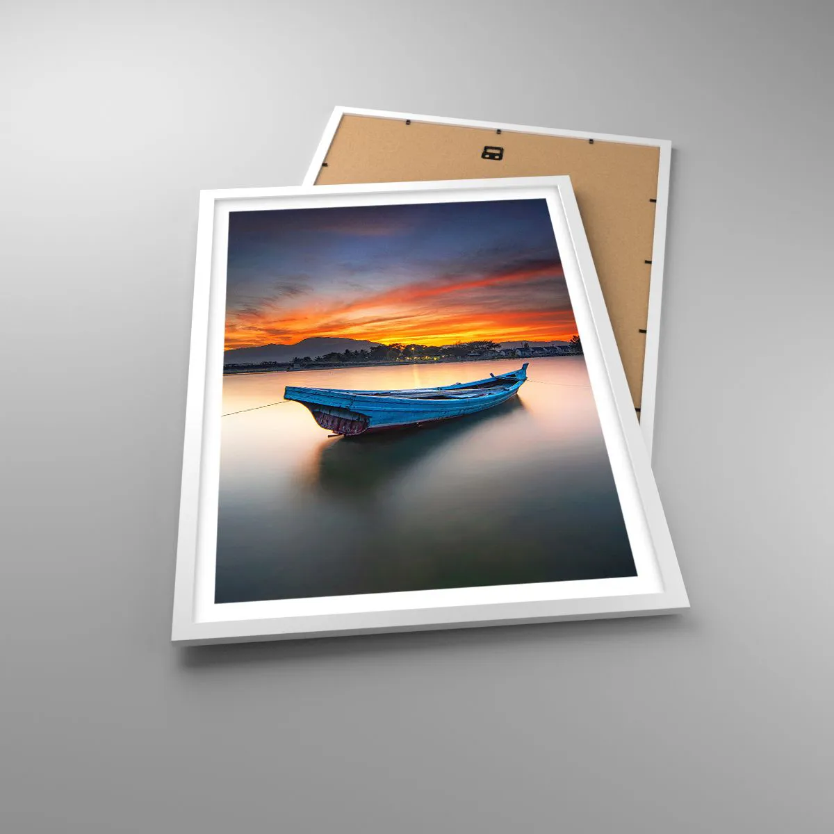 Poster în ramă albă - O noapte bună înainte - 50x70 cm