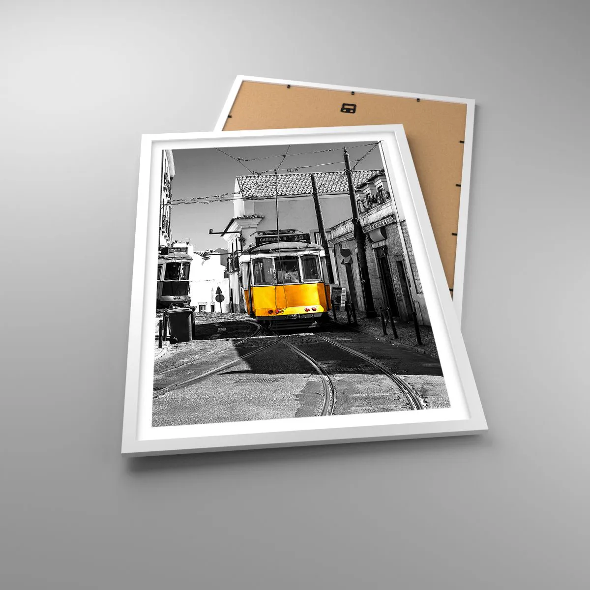 Poszter fekete keretben - Lisszabon szelleme - 50x70 cm