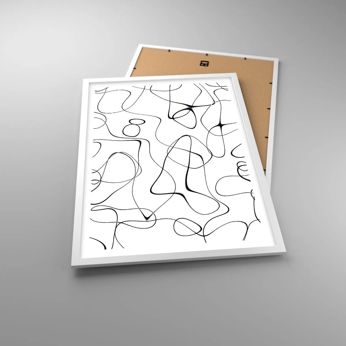 Poster in white frmae - Life Paths, Trails of Fortune - 50x70 cm