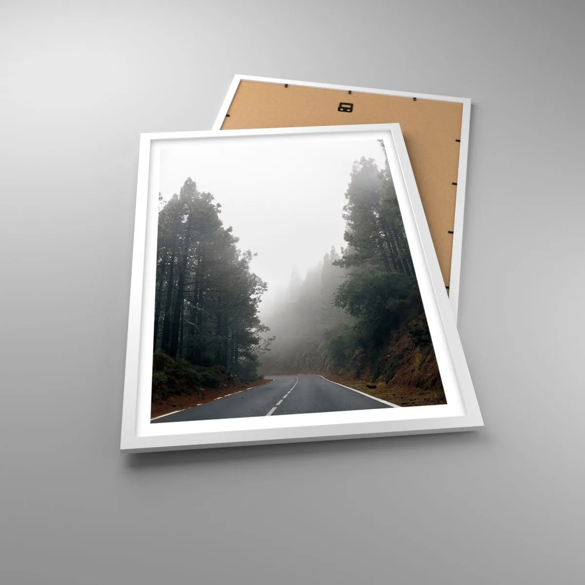 Pôster em moldura branca - O conto da floresta mágica - 50x70 cm