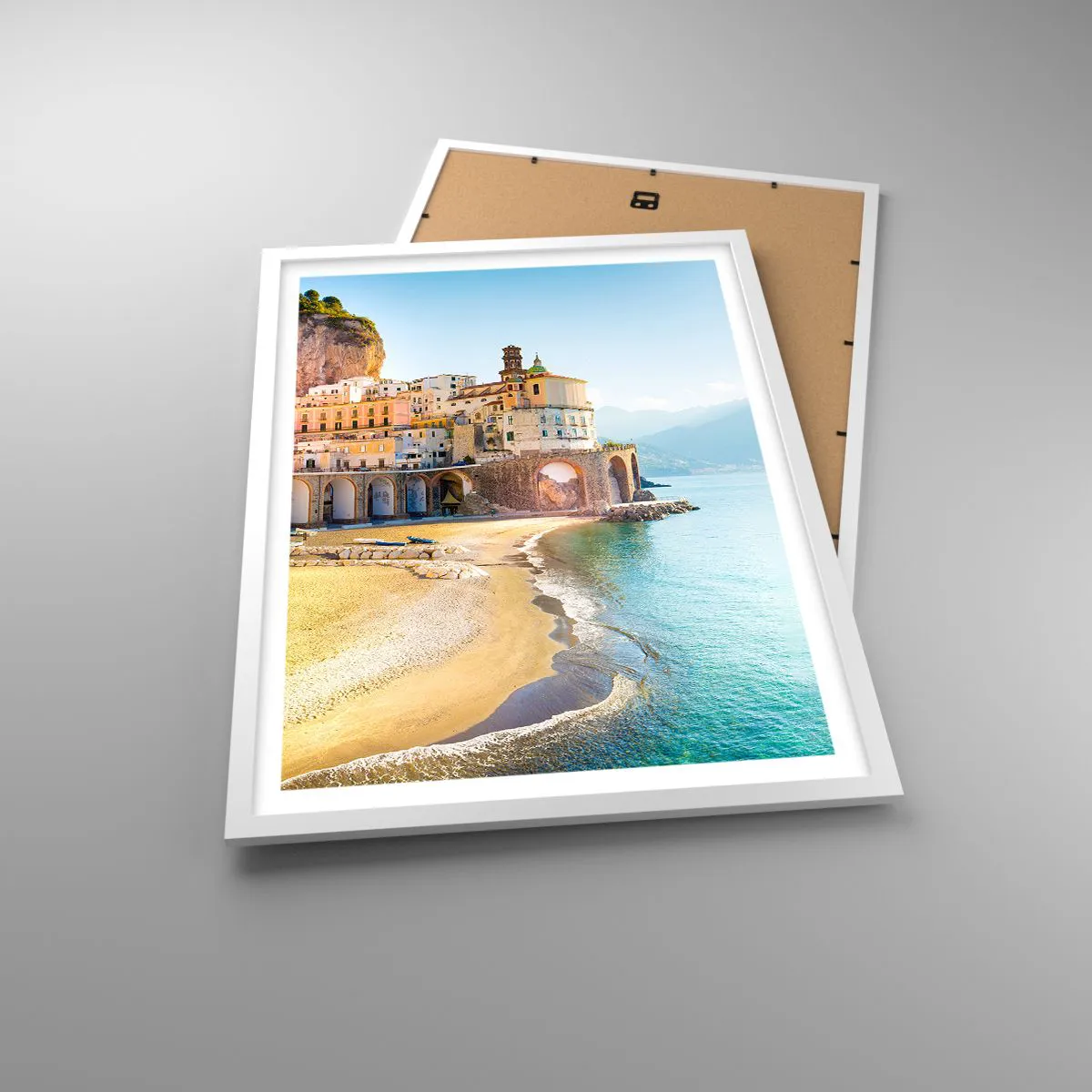 Pôster em moldura branca - Uma cidade inacreditável - 50x70 cm