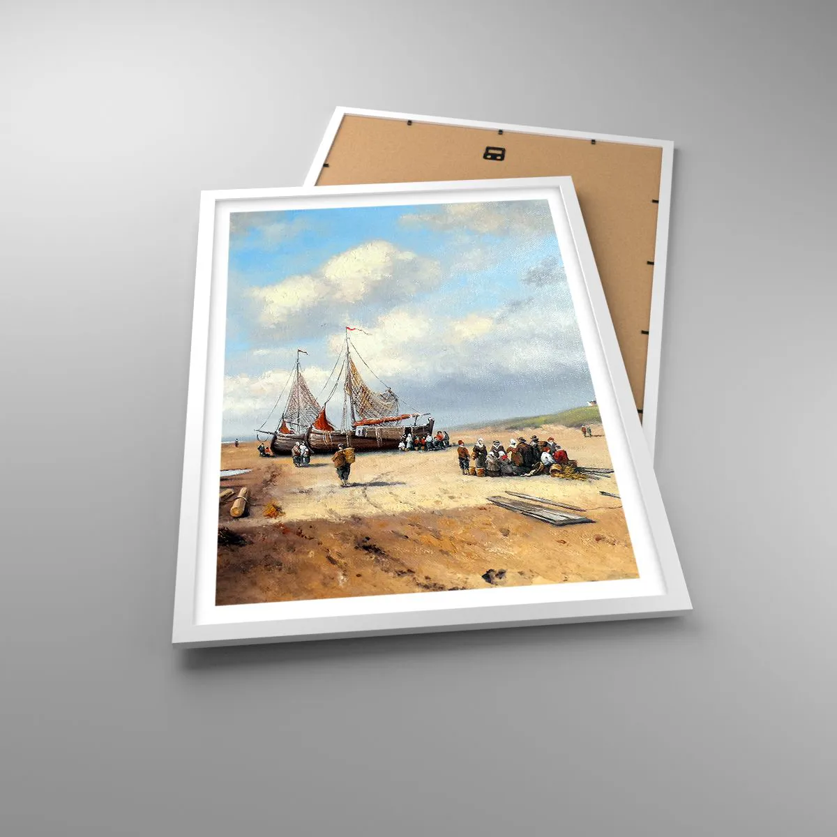 Poszter fekete keretben - Egy sikeres fogás után - 50x70 cm