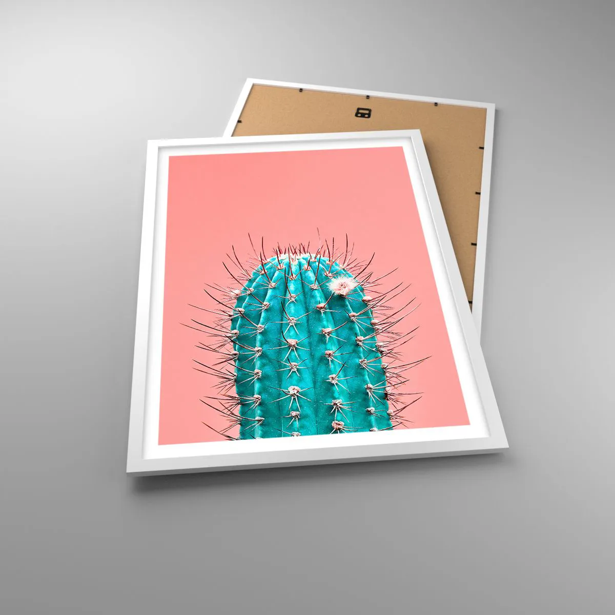 Plakát v bílém rámu - Jen koukej - 50x70 cm