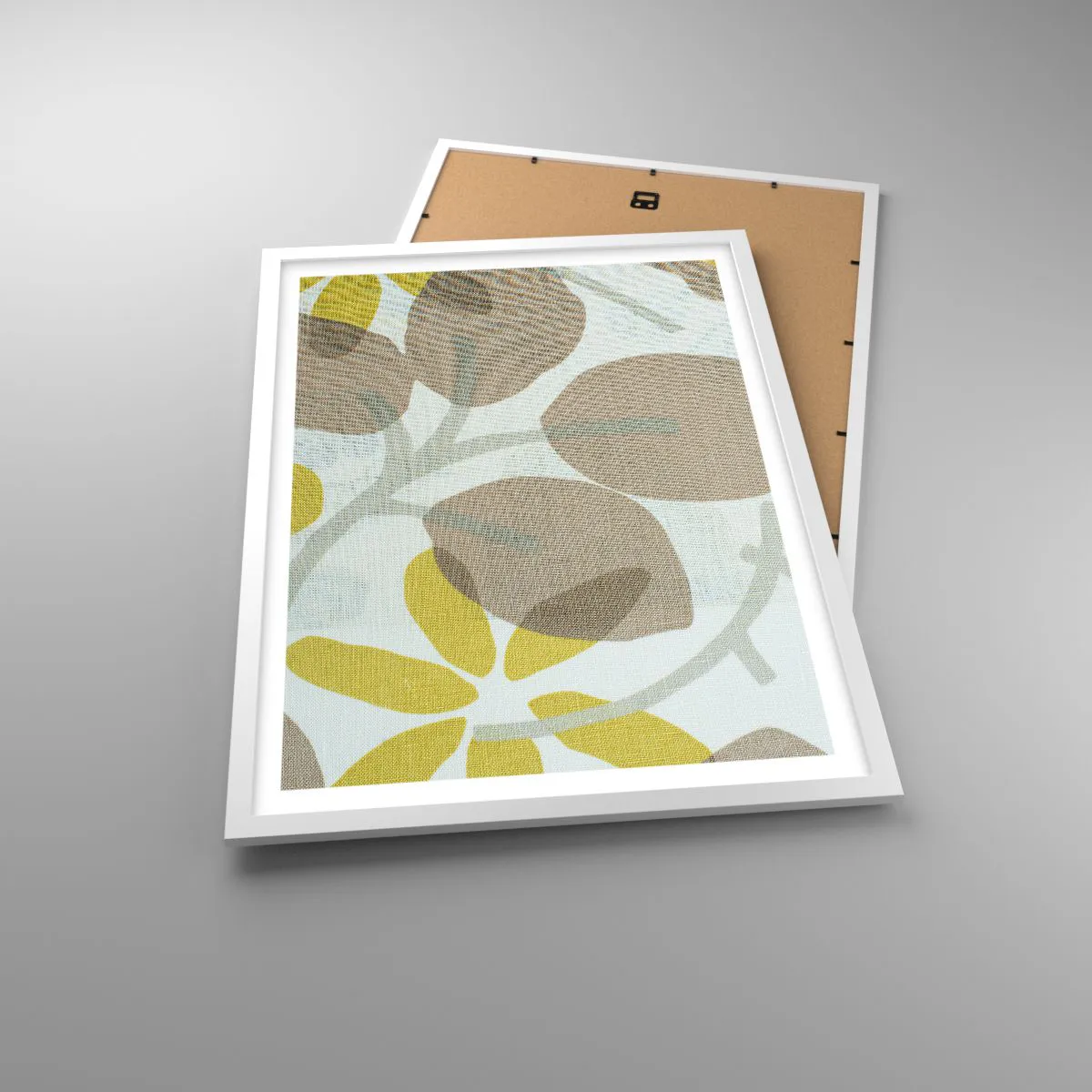 Poster in einem weißen Rahmen - Komposition in voller Sonne - 50x70 cm