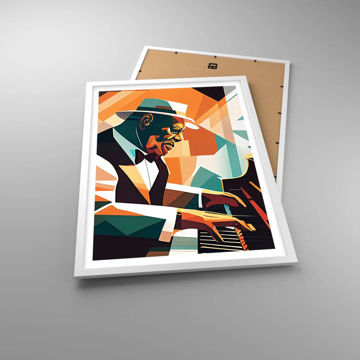 Poster in cornice bianca - Tutto il jazz - 50x70 cm